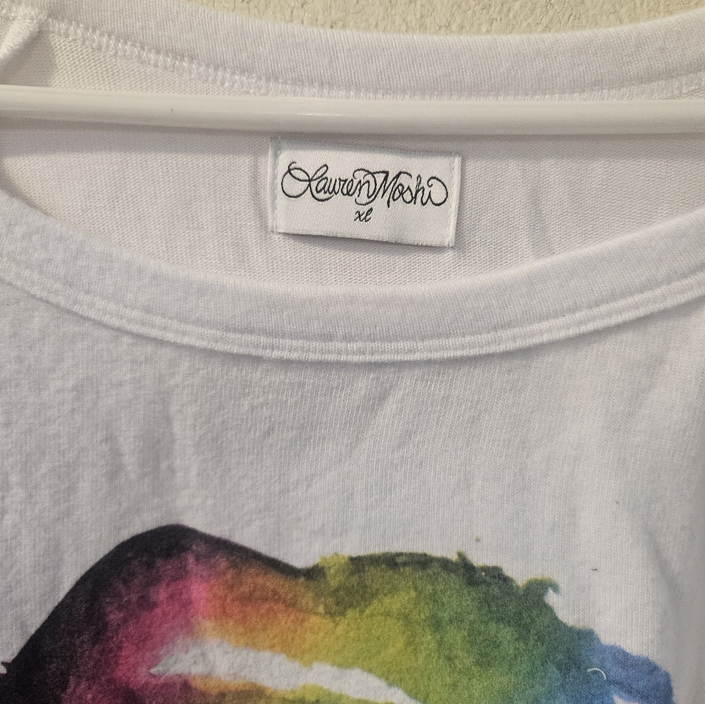 Lauren Moshi Watercolor Lips sweater/sweatshirt - Picture 5 of 8